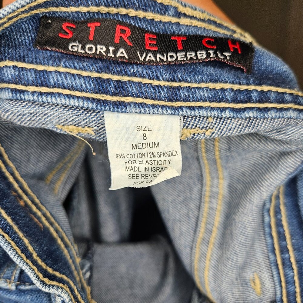 Gloria Vanderbilt Amanda Jeans Size  8  Stretch - Picture 5 of 5